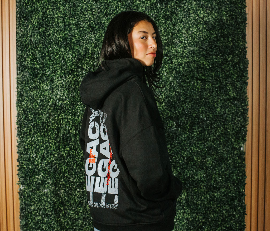 O-MENZ Eternal Legacy Hoodie（ブラック）【M】 Eternal Legacy – Oversized Black Hoodie - The Legacy Miami 2025