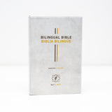 Bilingual Bible / Biblia bilingüe NLT/NTV (Hardcover, Gray)