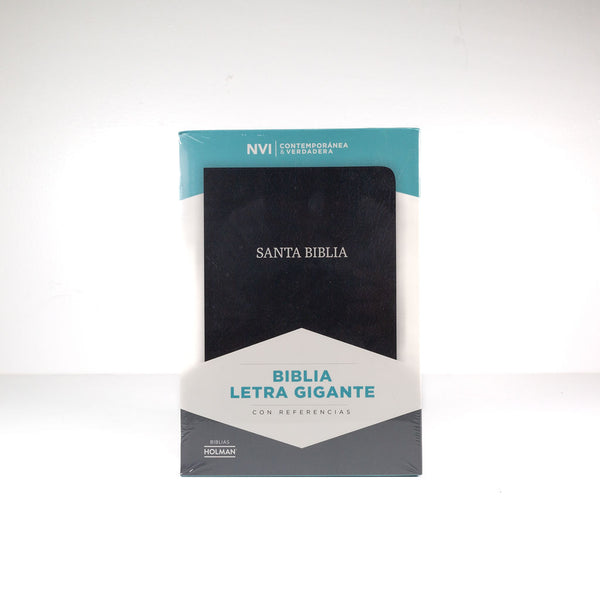 NVI Biblia Letra Gigante negro, piel fabricada (Spanish Edition) Bonded Leather – Large Print, July 15, 2018