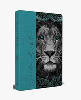 Biblia RVR 1960 letra grande, tamaño manual, tapa dura de tela León aguamarina / Spanish Bible RVR 1960 Handy Size Large Print Hardcover Cloth Lion Aquamari Hardcover – Large Print, July 11, 2023