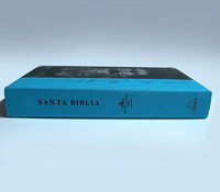 Biblia RVR 1960 letra grande, tamaño manual, tapa dura de tela León aguamarina / Spanish Bible RVR 1960 Handy Size Large Print Hardcover Cloth Lion Aquamari Hardcover – Large Print, July 11, 2023