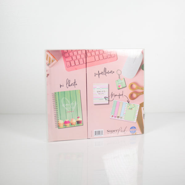 Pack Libreta-Llavero- Sticky Notes-Amor-Spanish- – G12 Resources